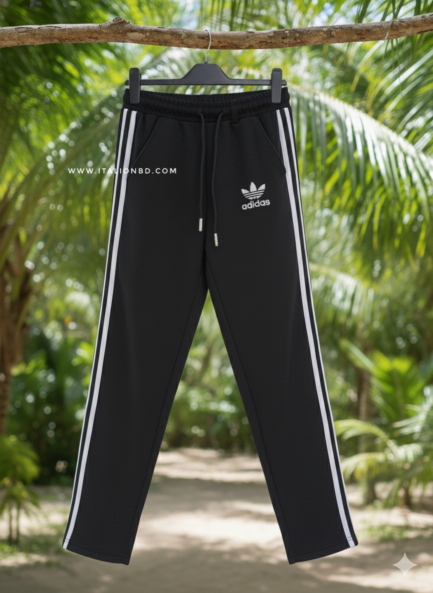Baggy loose-fit track pant